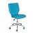 Mainstays Mid-Back Office Chair with Matching Color Casters, Faux Leather Upholstery, Multiple Colors